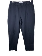 Everlane Easy Pant Organic Cotton Pull-On Stretch Black Medium Tapered Leg