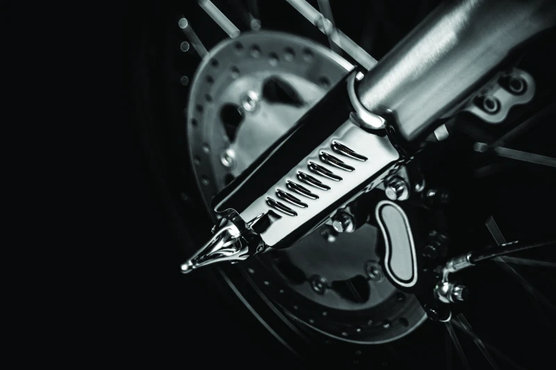 Escudos deflectores inferiores de pierna Kuryakyn Kuryakyn 00-13 Touring cromados - se adapta a Harley Foto 3 de 4