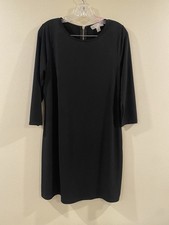Michael Kors Women’s Medium Black Long Sleeve Dress Back Zip 