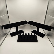 JEWELRY DISPLAY LOT 2 VELVET BRACELET STAND RING DISPLAY HOLDERS RETAIL SHOWCASE
