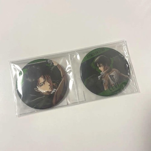 Attack On Titan Levi Glitter Can Badges Set Of 2