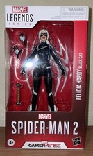 Hasbro Marvel Legends GamerVerse Spiderman 2 Black Cat Action Figure New