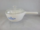 Vintage Corning Ware Blue Cornflower 1.5 Pint Sauce Pan with Pyrex Lid P-82-B
