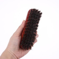1Pcs New Horsehair Leather Textile Cleaning Brush Shine Polishing Brush