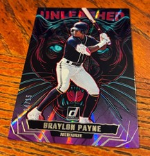 2025 Donruss Baseball Braylon Payne Unleashed Purple Laser Insert #13 04/15