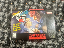 Street Fighter Alpha 2 SNES NTSC-U/C 1996 in great condition box TESTED