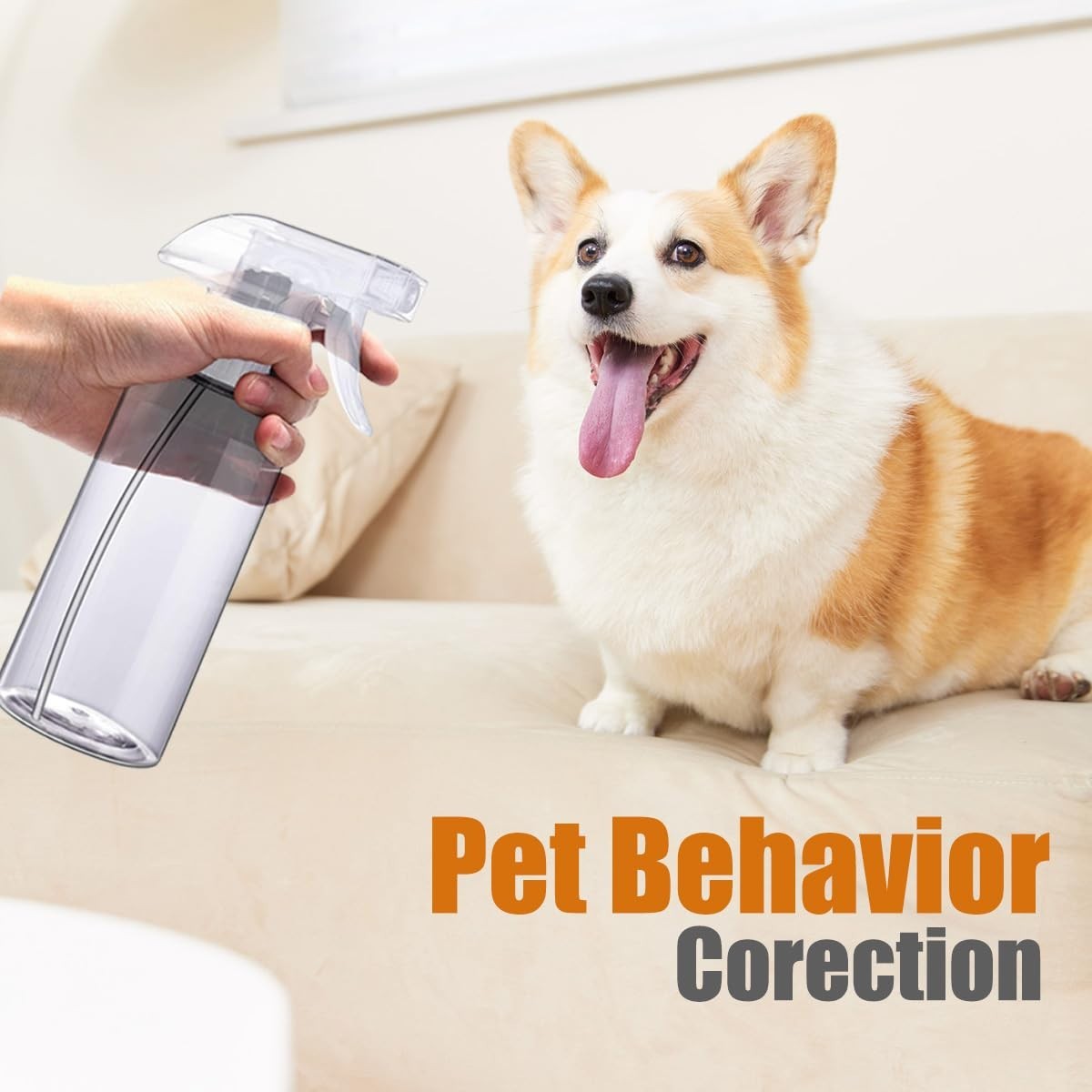 Spray Bottles - 16.9oz/2Pack -  Adjustable Spray Bottles for Cleaning - No Le...