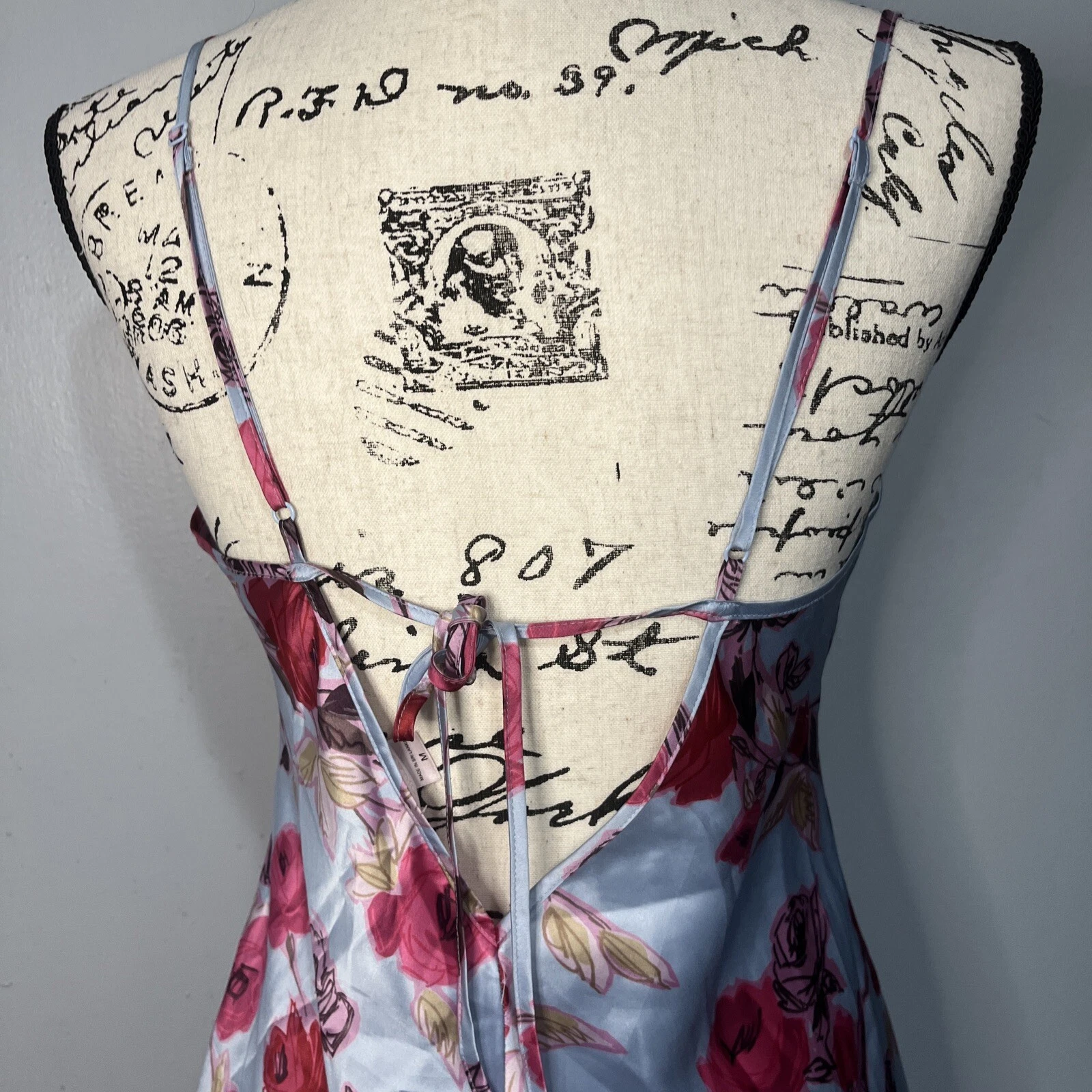 UNDERCOVER Abito Victoria's Secret vintage floreale slip pizzo