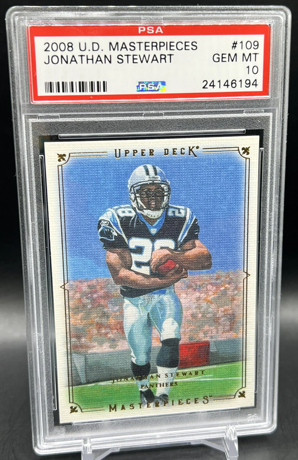 Jonathan Stewart Upper Deck Masterpieces #109 Base