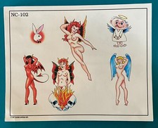 Spaulding and Rogers Tattoo Flash Sheet NC-102