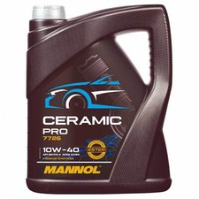 Motoröl Motor Öl MANNOL 10W-40 Ceramic Pro 5Liter für Mercedes Mazda Nissan Opel