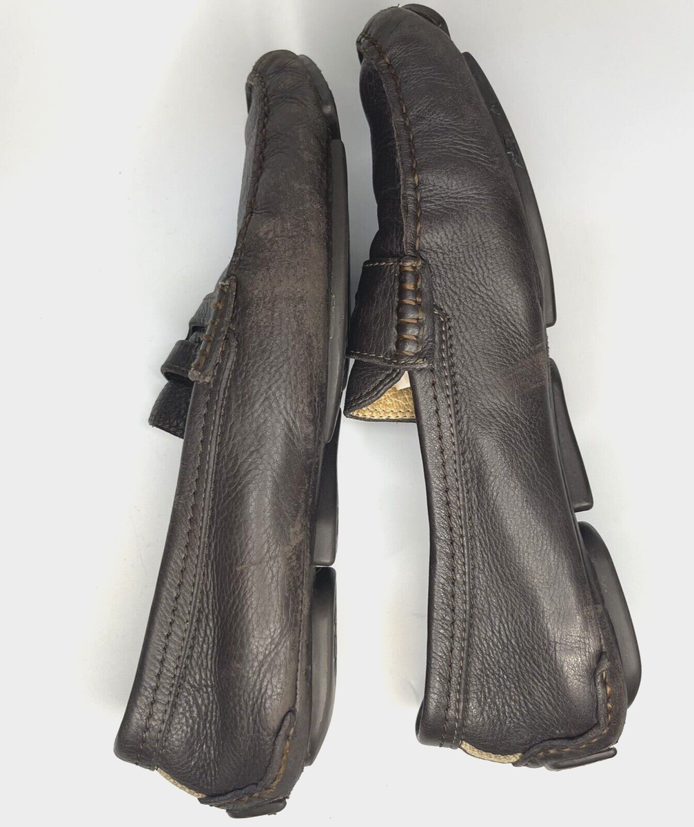 COACH Neal Brown M sz 7/W sz 9  Nappa Leather Penny Loafers Mocs Shoes Slip on COACH Neal Brown M sz 7/W sz 9 Nappa Leather Penny Loafers  main image 4