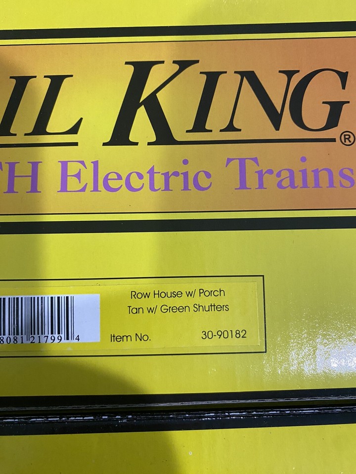 MTh Trains O Scale 4 HOUSE/Building Lot! LN READ! FREE SHIPPING eBay