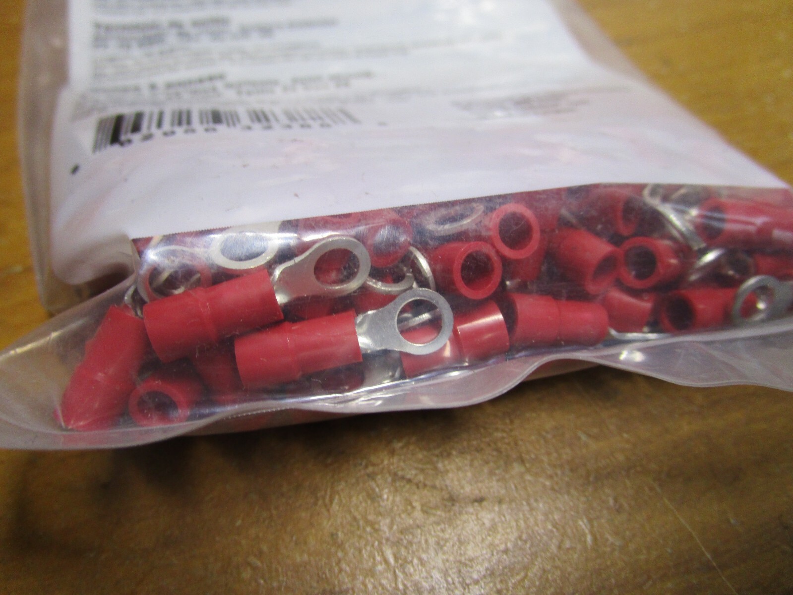 (100) 22-16 AWG #8 Stud Vinyl Insulated Butted Seam Funnel Entry Ring ...