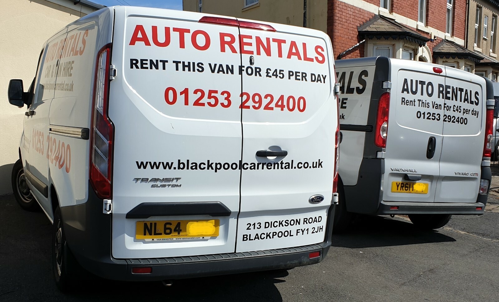 TRANSIT VAN HIRE Blackpool Lytham St.Annes Ansdell Fleetwood Thornton