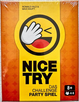 Nice Try Leipziger Spiele Familienspiel Partyspiel Lernspiel Kartenspiel Bluffen