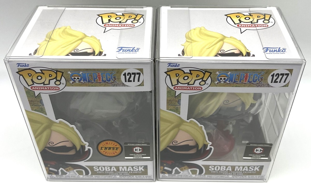Funko Pop! One Piece Soba Mask CHASE & Common #1277 Chalice