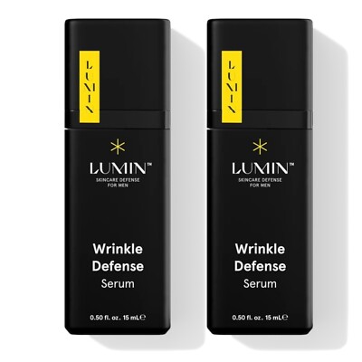 Lumin Anti-Faltenabwehr Serum alle Hauttypen Behandlung 15ml DOPPELPACK