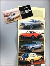 1979 AMC Original Car Sales Brochure - Concord Spirit Pacer AMX