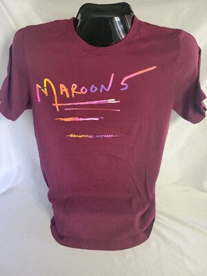 Maroon 5 Beautiful Mistake Doubled-Sided Tour T-shirt (Size L)