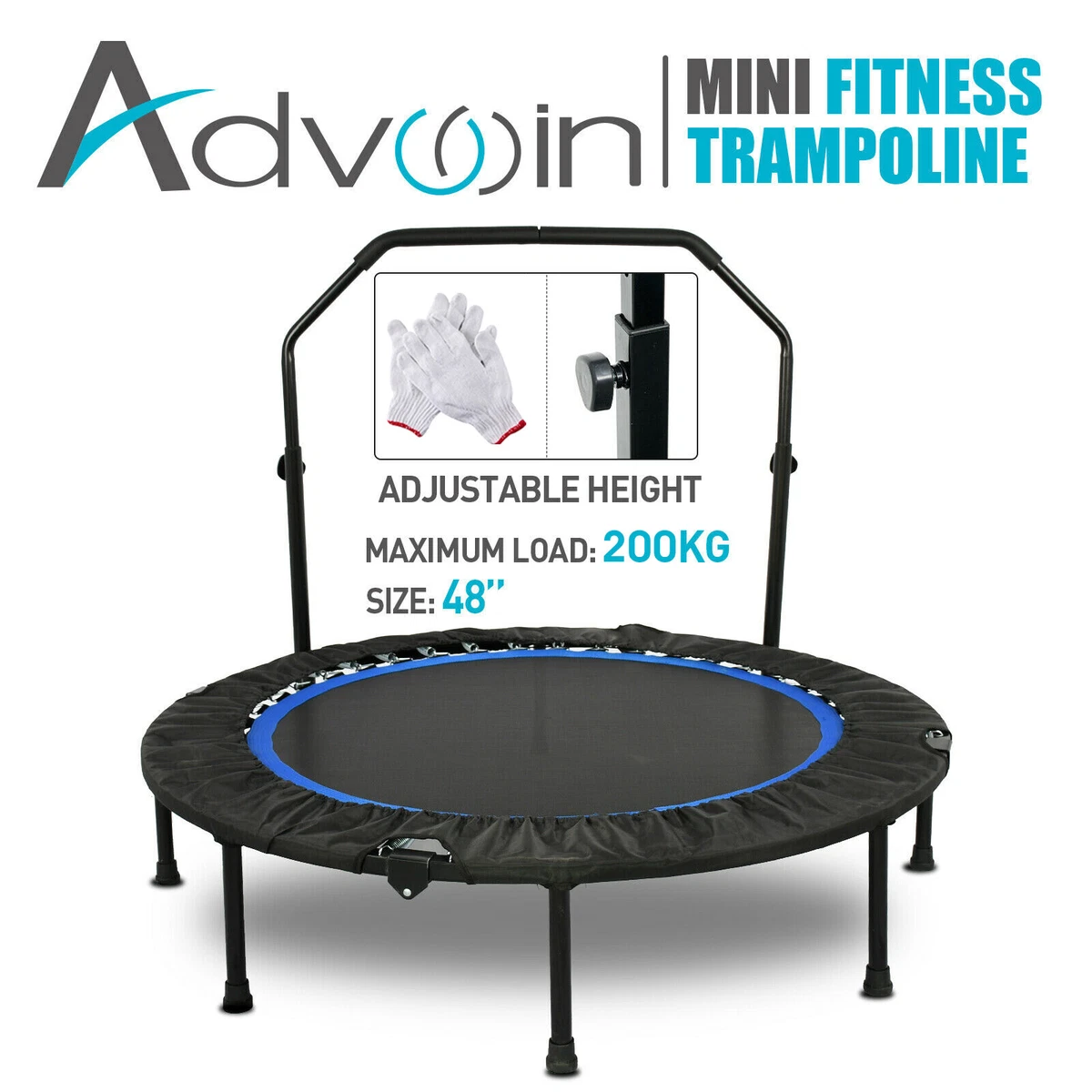 Mini trampoline 150kg sale