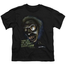 Beetlejuice Kids T-Shirt Turn on the Juice Black Tee