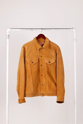 Supreme X Levi Suede Tan Trucker Jacket | eBay