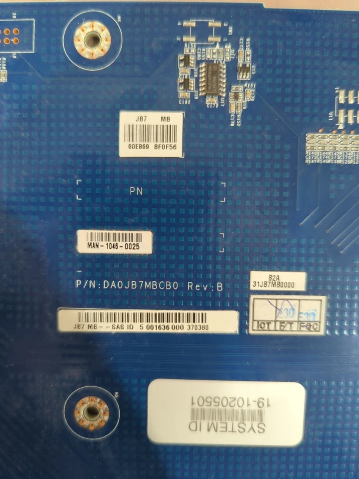 DA0JB7mbcb0 Man-1046-0025 60EB69 8f0f56 Jb7 SAS 19-10205501 Controller/Power - Image 4 of 4