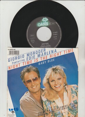 7'' Giorgio Moroder & Edie Marlena Night Time is the right Time - 1985 
