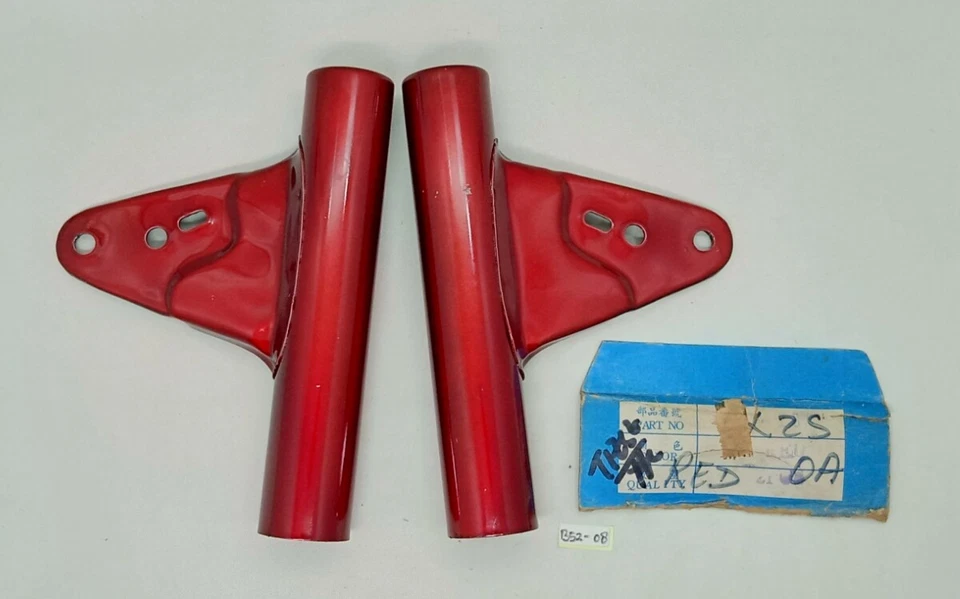 Yamaha YL2S L2SN L2 Super pode caber DX100 tampa de garfo dianteiro par vermelho NOVO - Imagem 2 de 4