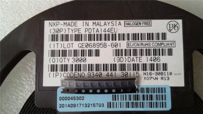 10 x Bipolartransistoren - BJT - PDTA144EU,115 - PNP - Single - SOT-323-3 - NEU