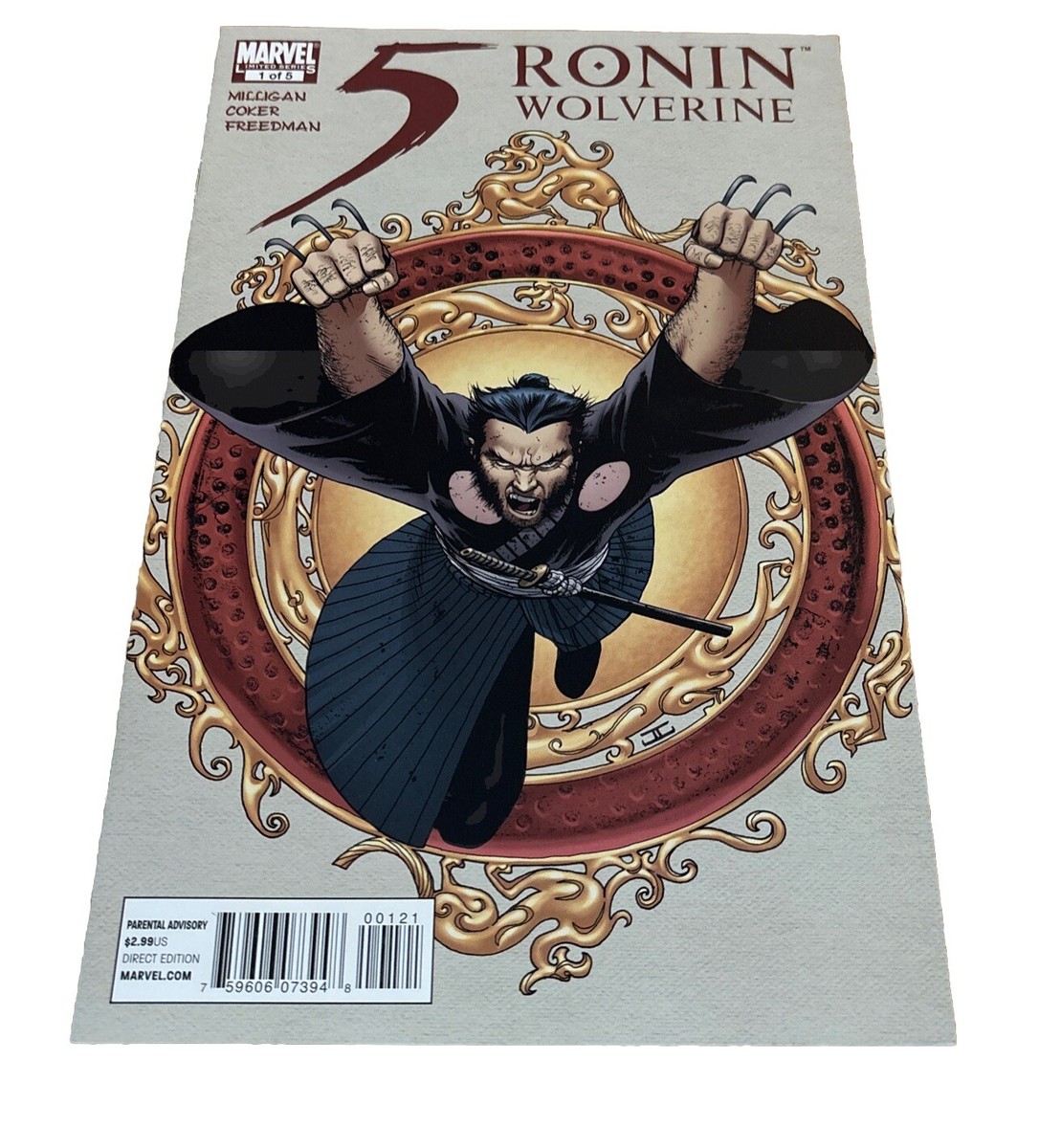 FIVE RONIN #1 Wolverine (2011) 17th Century Feudal Japan 5 Marvel