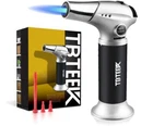Butane Torch Refillable Kitchen Safety Lock Adjustable Flame Handheld Cooking Li