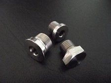 STAINLESS STEEL FILLER & DRAIN PLUG SET BMW R850R R1150R R1100RS R1150RS R1150RT