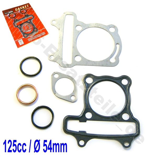 Zylinder Dichtsatz 125Cc Ø 54Mm FüR Sukida Xinling Benzhou Qingqi Kymco Rex Znen-image