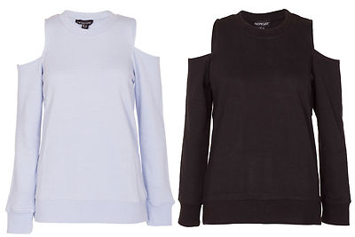 Damen-Sweatshirt ausgeschnitten kaltes schulteroberteil vollärmeliges Damenshirt
