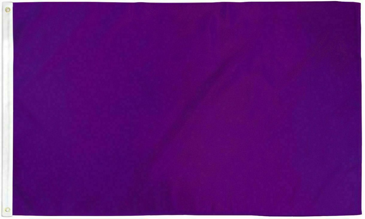 WHITE Solid Color Blank Flag 12x18 Inches - Super Polyester 100D, Fade Resistant