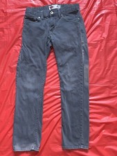 Kids Youth 25x25 Boys Levi 511 Gray Slim Jeans Size 10 Reg Distressed Faded