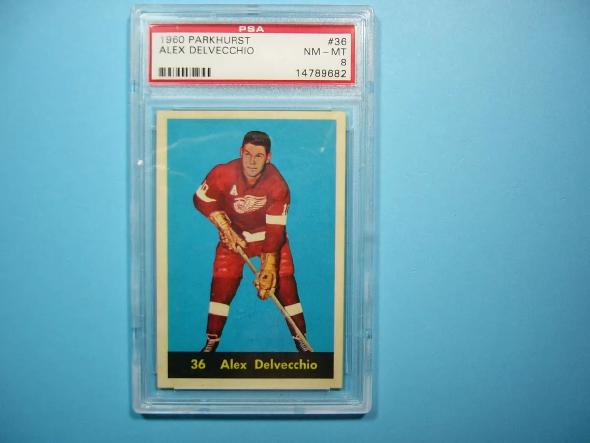 Alex Delvecchio Jersey - Detroit Red Wings 1960 Home NHL Throwback