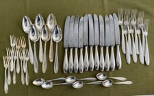 WMF Ess Besteck 39 teilig versilbert 90/18 wiegt 2,2 Kg Gabel Löffel Messer 