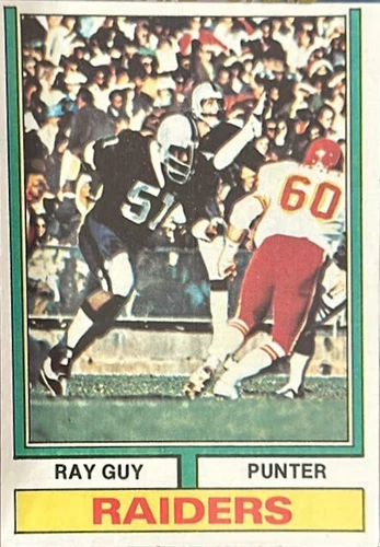 1974 Topps #219 Ray Guy 
