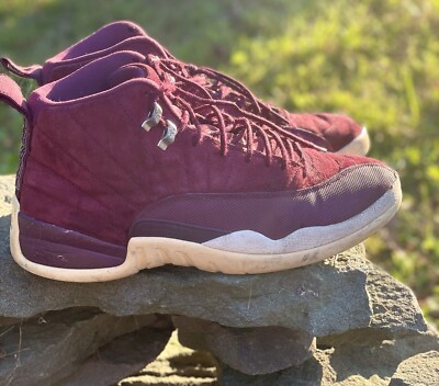 Nike Air Jordan 12 xii- Number 23, Burgundy Bordeaux Men