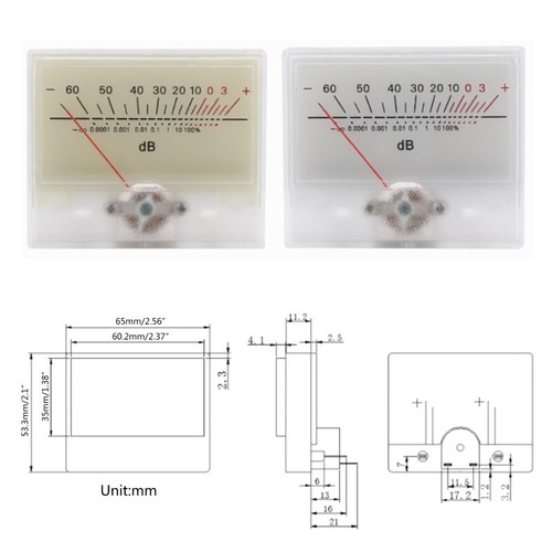 Misuratore di livello di qualità alta VU Meter amplificatore audio cablaggio facile - Foto 6 di 6