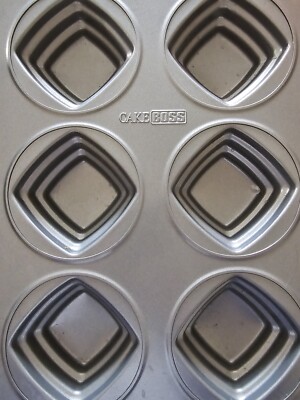 Cake Boss Pans New CAKE BOSS Tiered Square Cakelette Nonstick