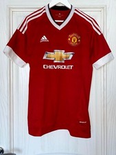 MANCHESTER UNITED HOME 2015 2016 SHIRT FOOTBALL SOCCER JERSEY #10 Harrison (M)