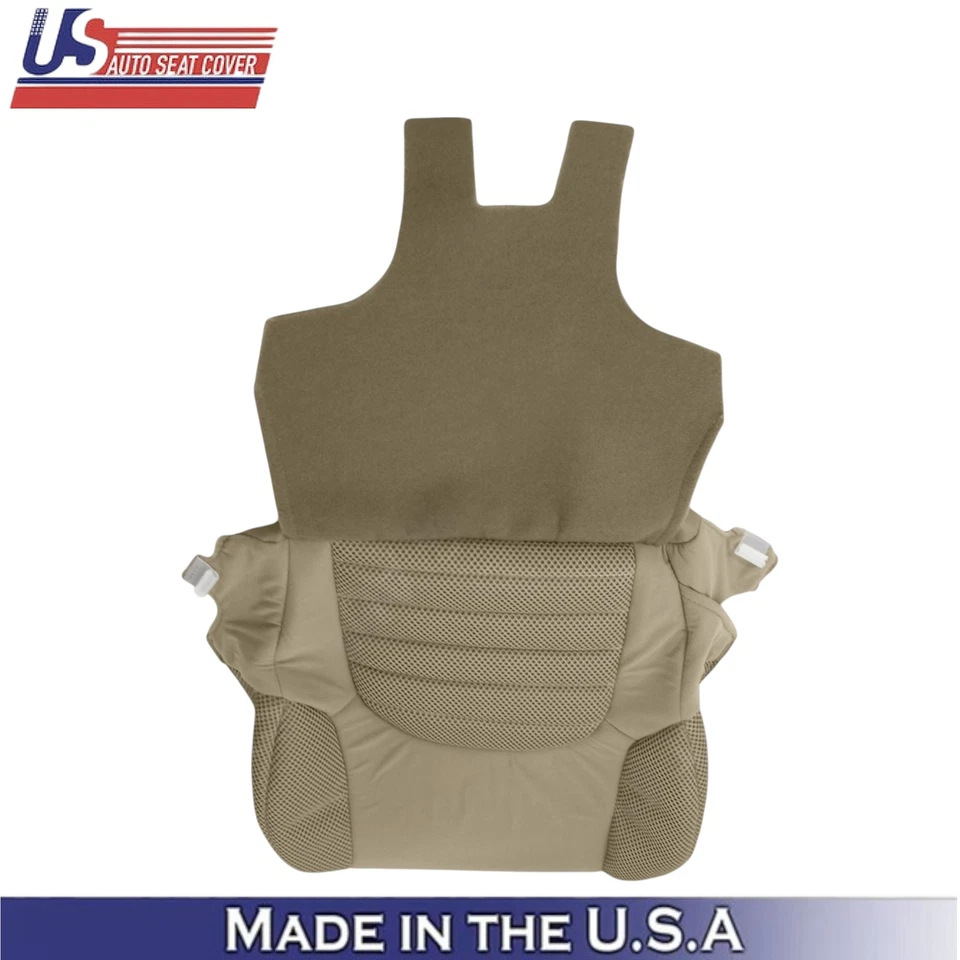 Тканевые сменные чехлы на передние нижние сиденья для Nissan Pathfinder 2007-2015 годов выпуска желтовато-коричневые - Изображение 2 из 4