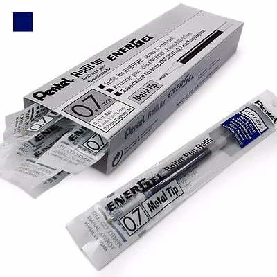 12 X PENTEL Energel 0.7mm Nachfüllung Metall Spitze LR7- BL77/BL57/BL37 Usw. -