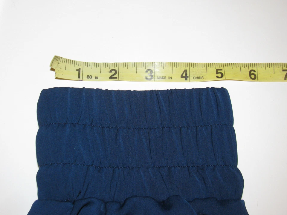 Helmut Lang Women's Solar Drape Jogger Pants Navy Blue SZ S NWOT USA MADE - Image 3 of 4