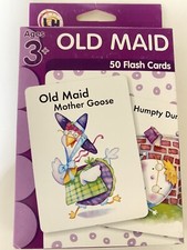 BRAND NEW 1 BOX OF OLD MAID MOTHER GOOSE 50 FLASH CARDS
