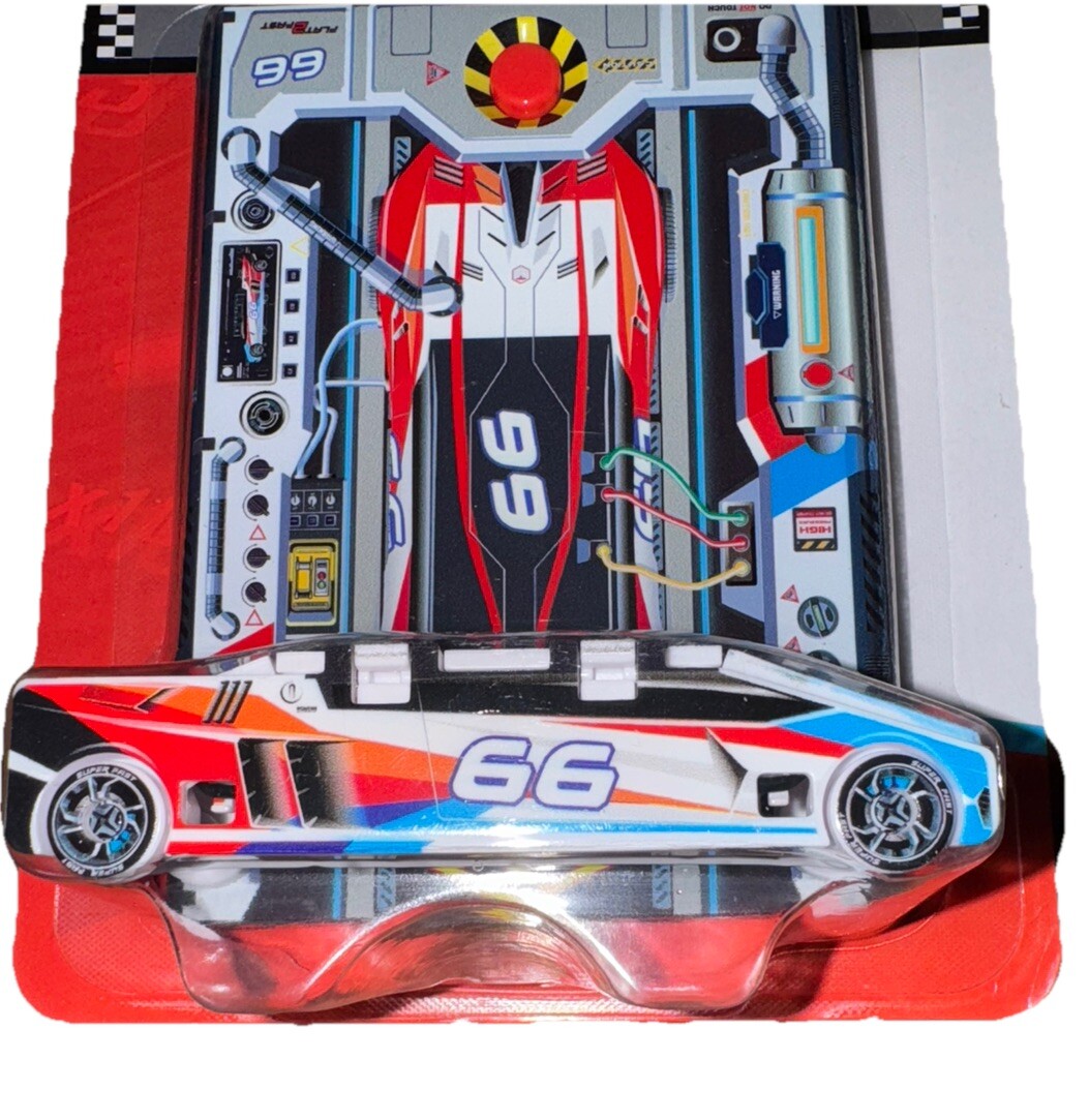 New Flat 2 Fast Card Racers #66 Vehicle Launcher New Sealed